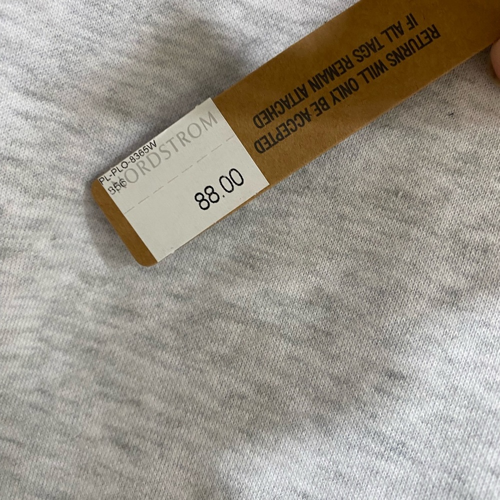 Skims Cotton Fleece Classic Hoodie Light Heather Grey Small NWI - Picture 5 of 10